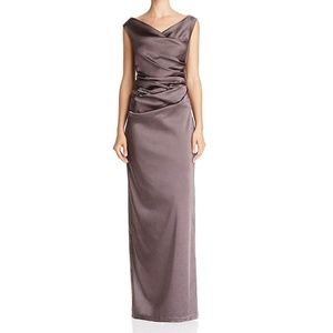 *SOLD* Adrianna Papell satin  evening dress